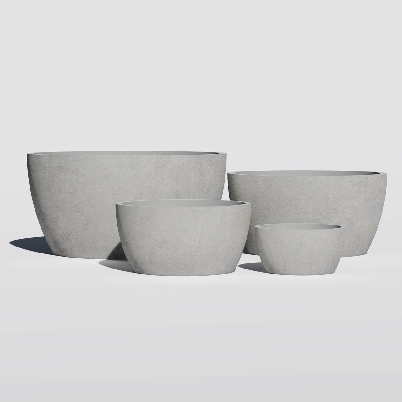 Вазон бетонний вуличний для саду, будинки та тераси N&C - Палермо, діаметр 1000 мм., фото 1