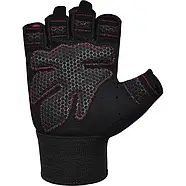 Рукавички для фітнесу RDX W1 Half Pink S, фото 3