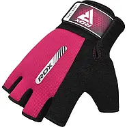 Рукавички для фітнесу RDX W1 Half Pink S, фото 4