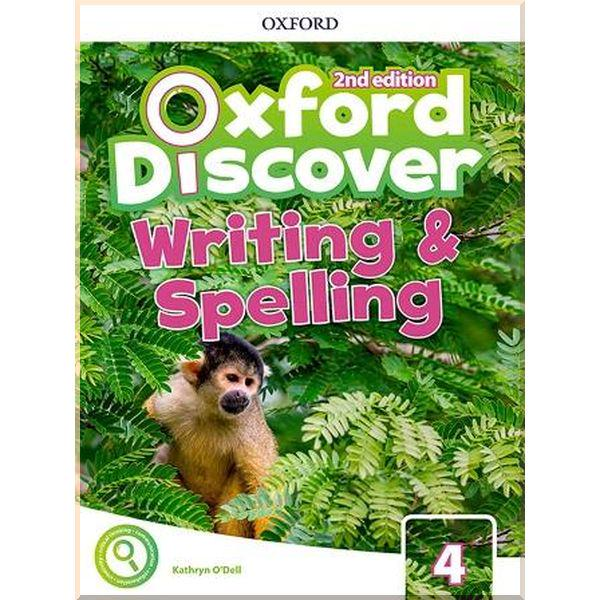 Робочий зошит Oxford Discover (2nd Edition) 4 Writing and Book Spelling, фото 1