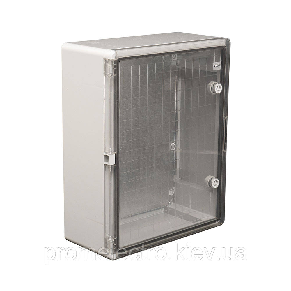 Корпус пластиковий ударостійкий (щит) 400x500x180мм з прозорі двері IP65 (512828)