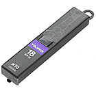 Сегментні леза Premium 18mm TAJIMA  DORA Razar Black Blades CB50RB, 10шт, фото 3