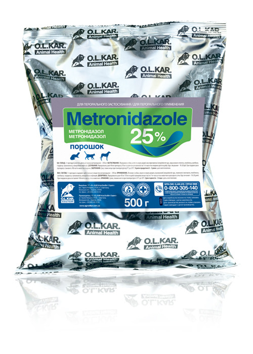 Метронідазол 25 %, 500 г
