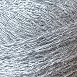 AvantiYarn ANGORA 30 (Аванті Ярн Ангора 30) № H08 світло-сірий (Пряжа ангора, нитки для в'язання), фото 2