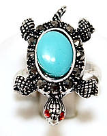 Кільце під крапельне срібло, безрозмірне. Діаметр: 18 мм.