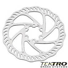Ротор Tektro 180 mm під 6 болтів сріблястий