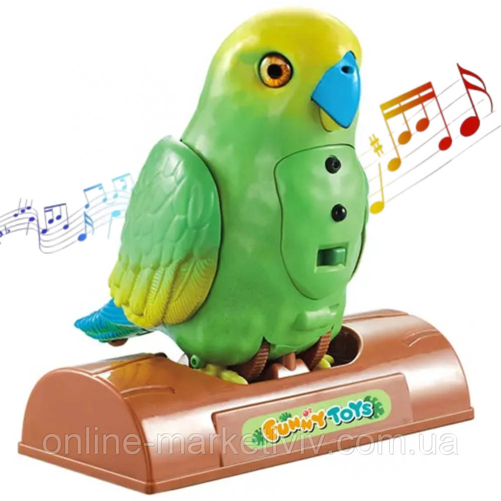 Купити Іграшка-повторюшка папуга Funny Parrot TT8005 / Інтерактивна ...