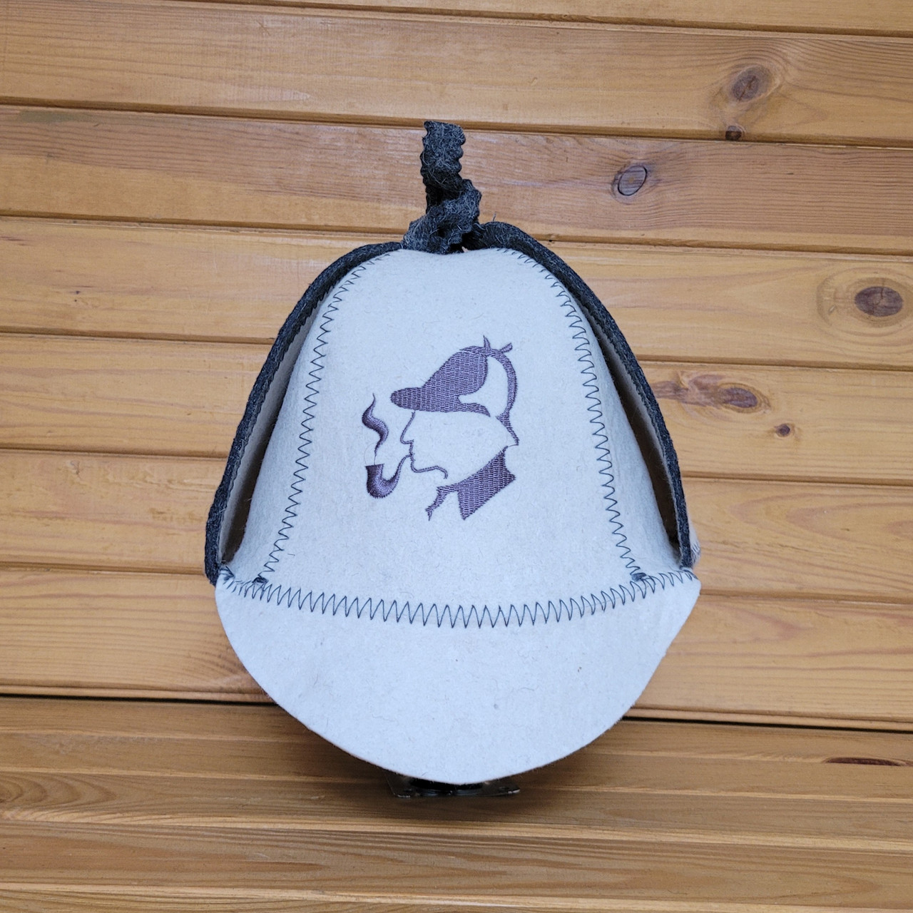 Шапка для лазні та сауни V3 "Холмс" біла