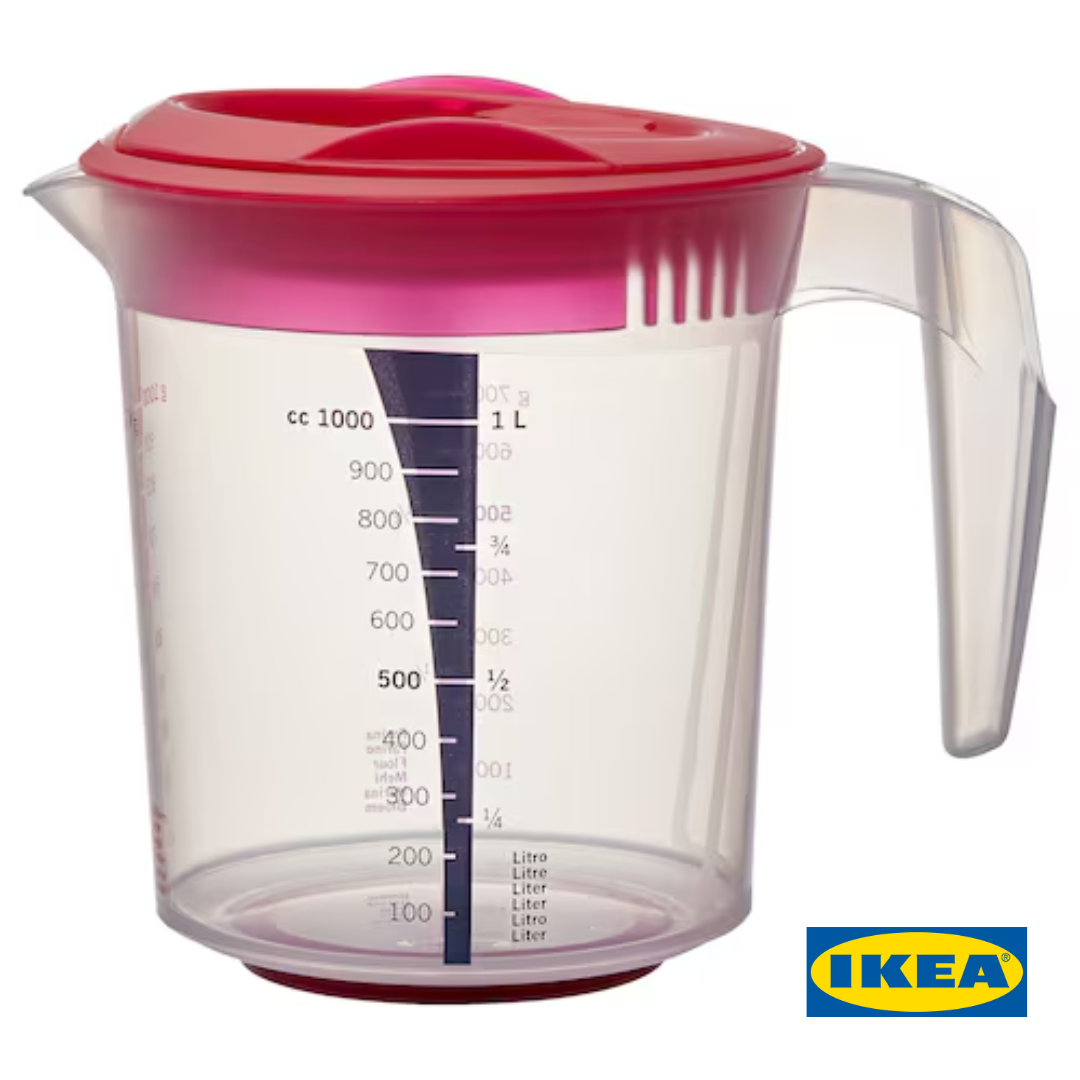 Мірний глечик IKEA INFRIA (ІКЕА ІНФРІЯ). 203.943.98. Червоний