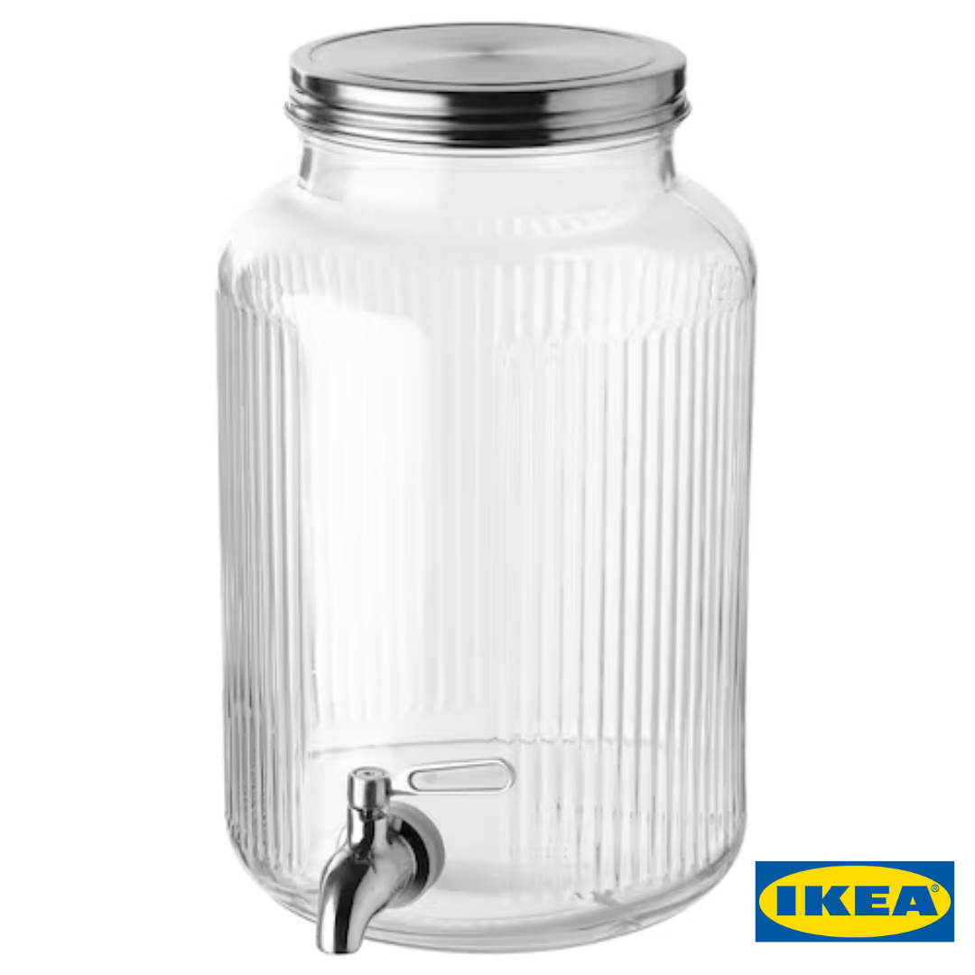 Баночка з краном IKEA VARDAGEN 804.526.39 Скляна