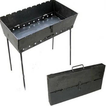 Мангал-чемодан на 10 шампурів