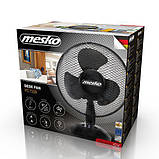 Настільний вентилятор Mesko MS 7308 45вт, 3 швидкості, діам 23см, фото 6