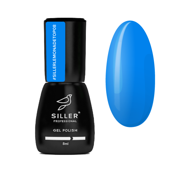 Топ без липкого шару Siller Lemonade Top №8 (блакитний), 8 мл, фото 1