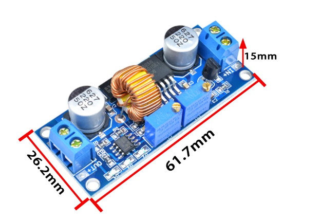 Перетворювач DC-DC  знижуючий XL4015I з регулюванням струму, фото 1