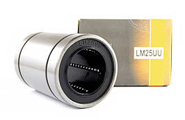 LM25UU лінійний підшипник (25*40*59),  завод CT