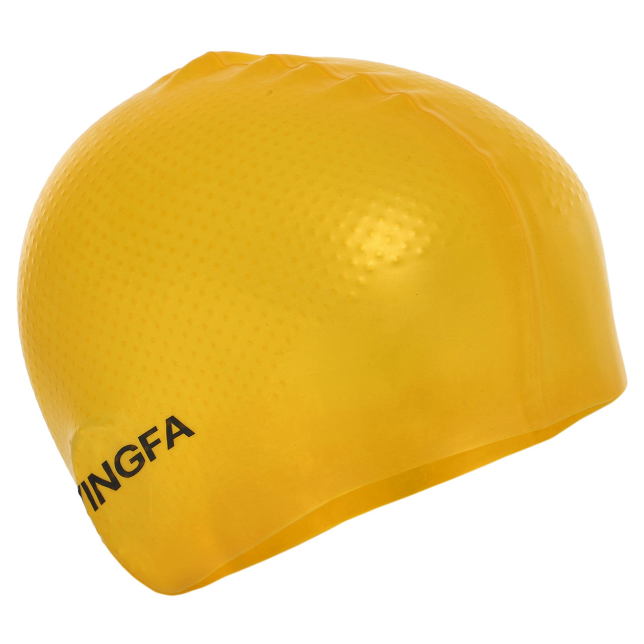 Шапочка для плавання силіконова для дорослих YINGFA C0068 Жовтий, фото 1