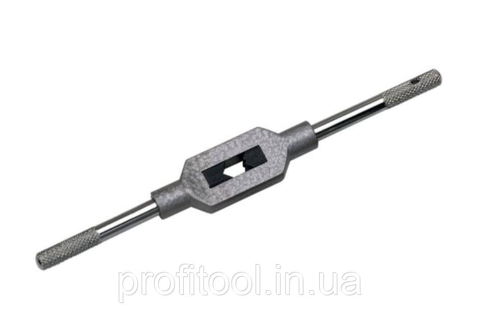 Мітчикотримач PROFITOOL - №2; М4-М12, 5/32"-1/2", G1/8"; розмір захвату 3,0-9,0 мм; L=280 мм; DIN 1814 (49003), фото 1