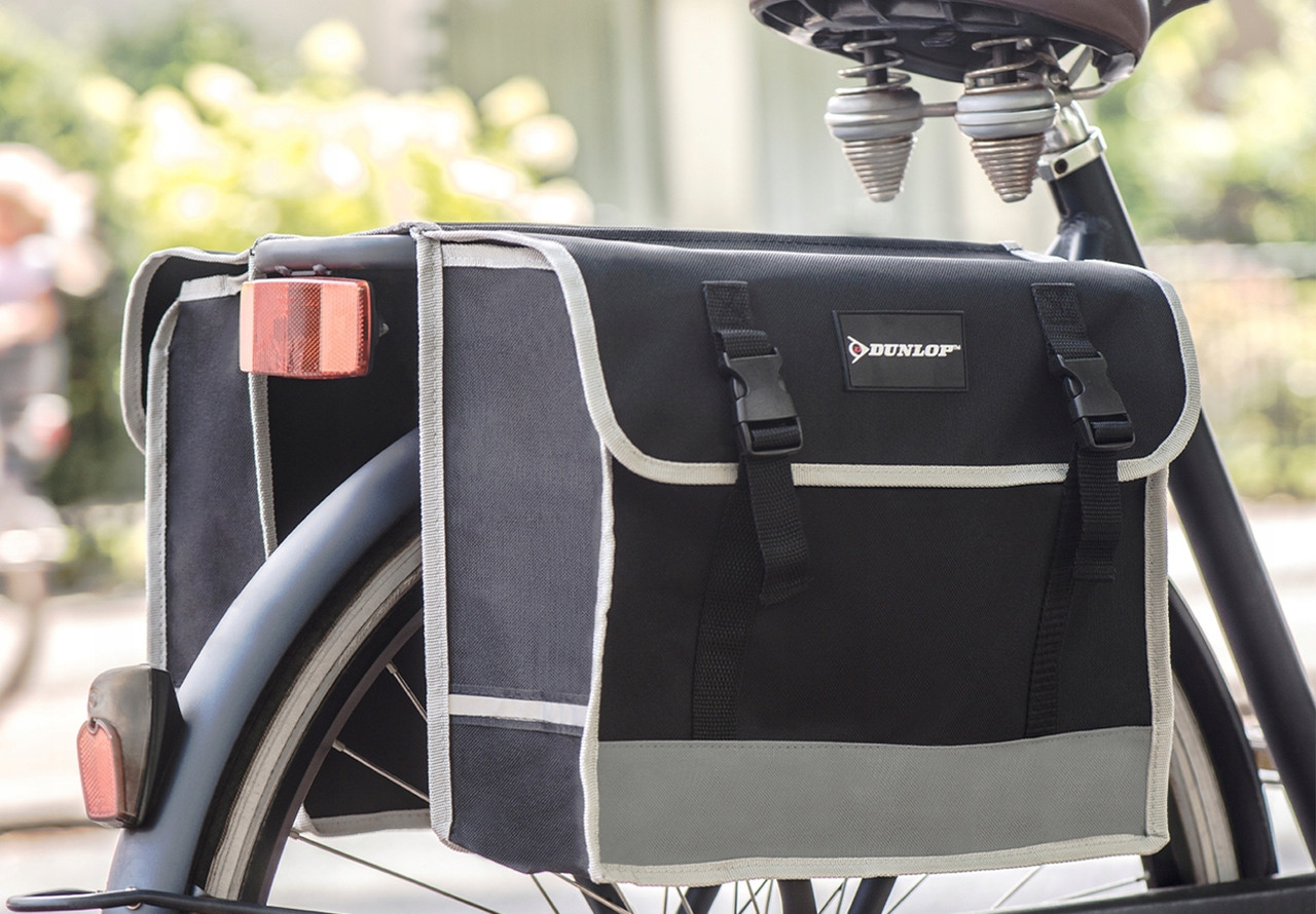 Велосипедна Сумка buuba на багажник, велоСумка buuba 26L Dunlop чорна