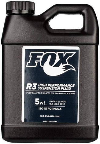 Мастило (на розлив) FOX: Suspension Fluid 946ml (32 oz) R3 5WT ISO 15, фото 1
