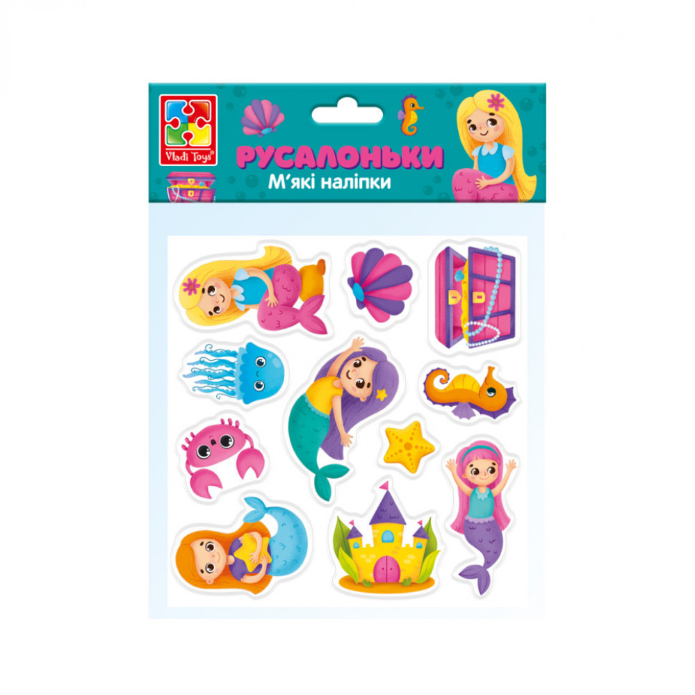 Набір для творчості "М'які наліпки. Русалоньки" VT4210-09