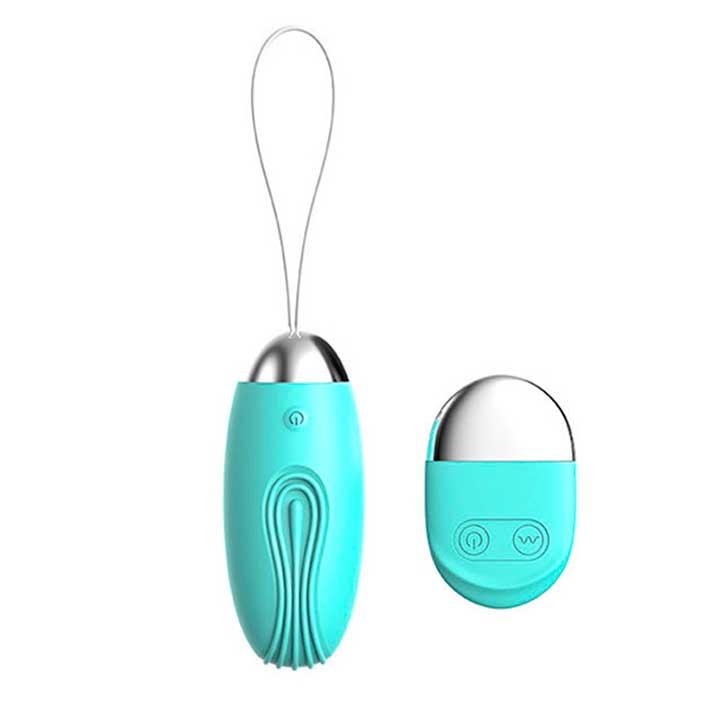 Яскраве віброяйце LILO USB бірюзове — Вібратори, фото 1