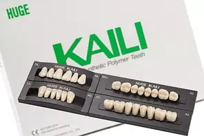 Гарнитур зубов KAILI фасон Т-Треугольный 28 шт цвет А2