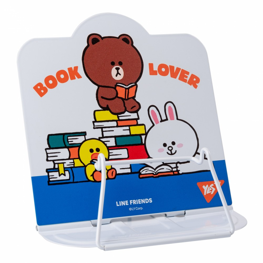 Підставка для книг "Yes" "Line Friends" 470514 металева фігурна