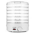 Сушарка для фруктів і овочів MOZANO Dehydrator 500 Вт White (500 Вт, 6 сит, білий, Польща), фото 6