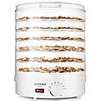 Сушарка для фруктів і овочів MOZANO Dehydrator 500 Вт White (500 Вт, 6 сит, білий, Польща), фото 2