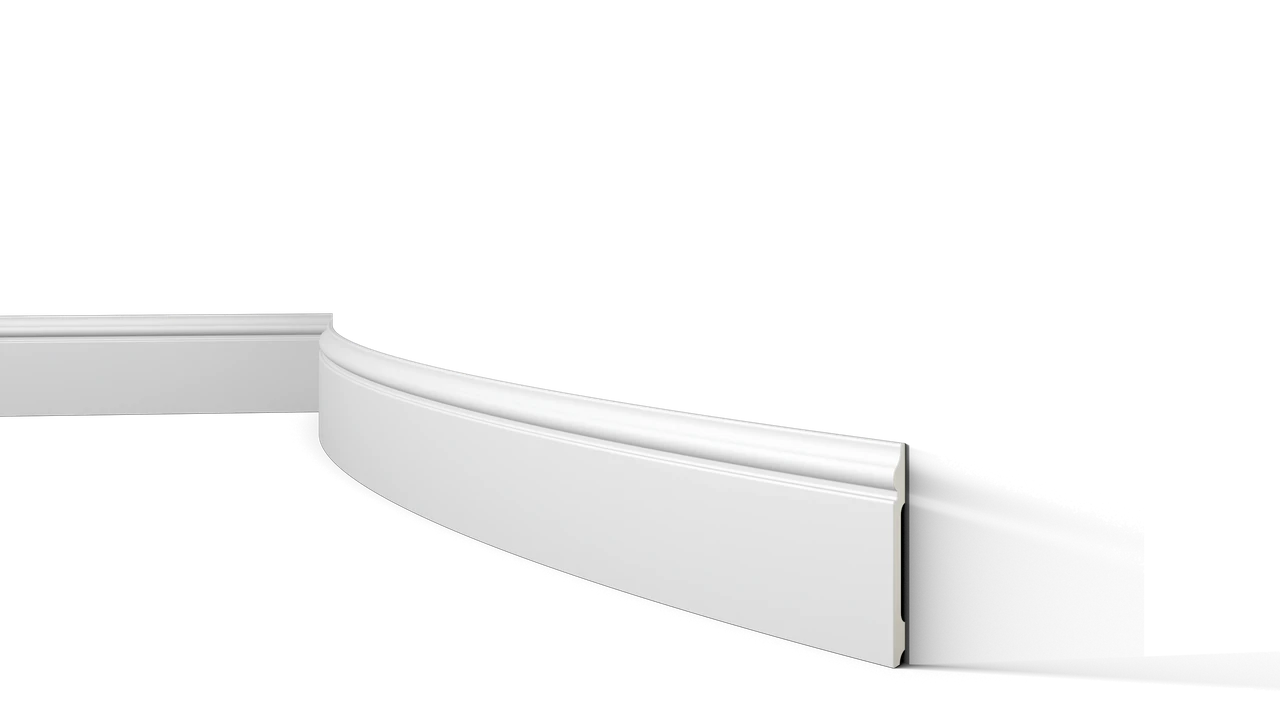 Плінтус підлоговий гнучкий Wallstyl FL2Flex (12х1,5)см, довжина 2м
