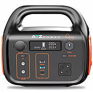 Портативна зарядна станція повербанк ATZ Power 300 Вт (296 Вт г) для дому, кемпінгу, фото 4