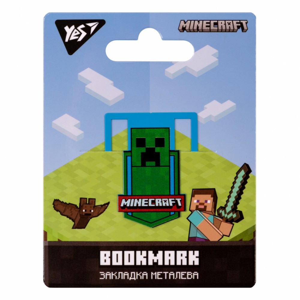 Закладка металева "Yes" 707838 Minecraft