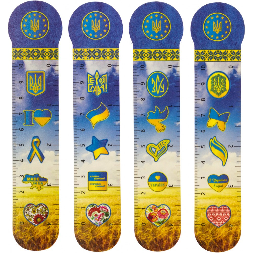 Закладка пластикова "CoolForSchoolMaxi" CF69110-01/MX69110-01 UA 4 штуки
