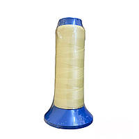 Нитки що світяться в темряві 900 метров  світло-жовті (люмінесцентні) для вишивання 150D