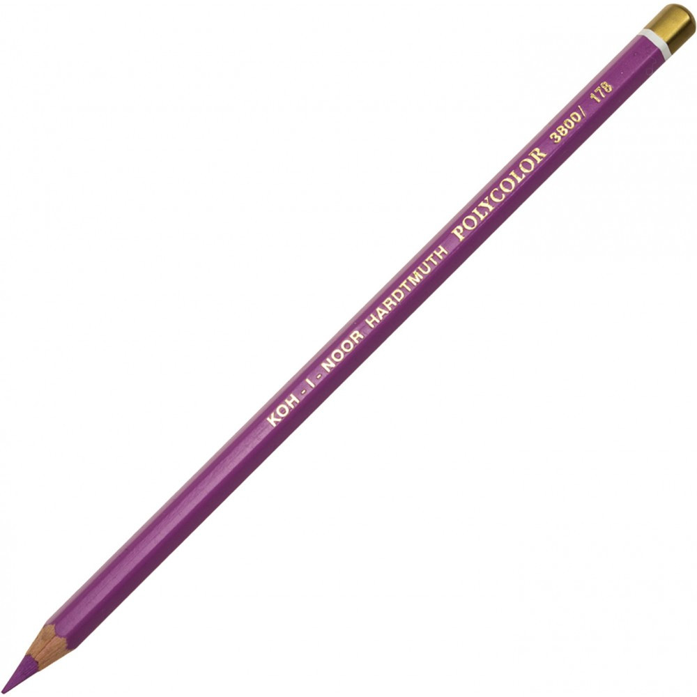 Олівець кольоровий "Koh-i-noor" 3800/178 Polycolor художній reddisn violet2/червоно-фіолетовий