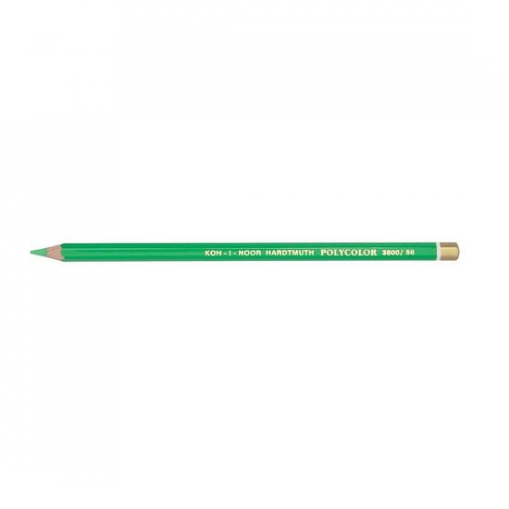 Олівець кольоровий "Koh-i-noor" 3800/58 Polycolor художній light green/світло-зелений