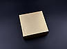 Збірні картонні коробки для подарунків. Золотий колір. 10х10х4см, фото 2