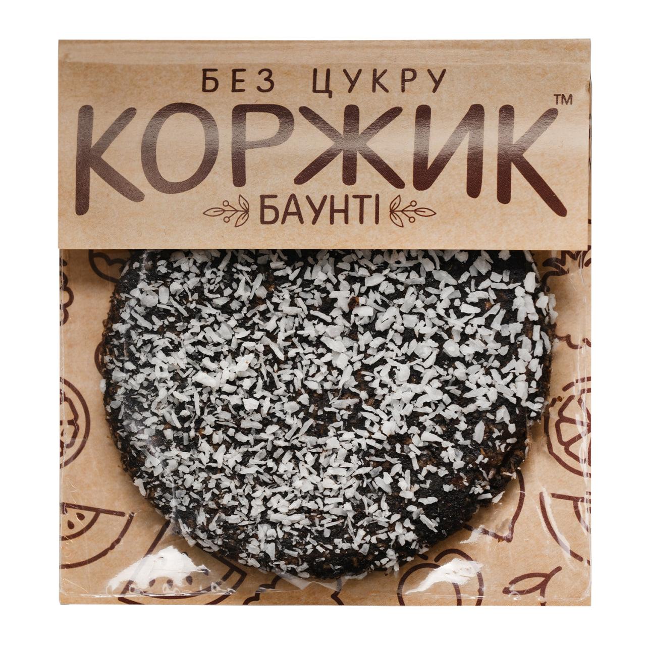 Коржик Баунті без цукру ,48г
