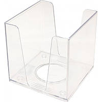 Куб для паперу "КіП" 9х9х9 прозорий