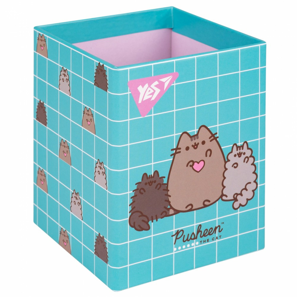 Стакан для ручок "Yes" 708216 "Pusheen" картон