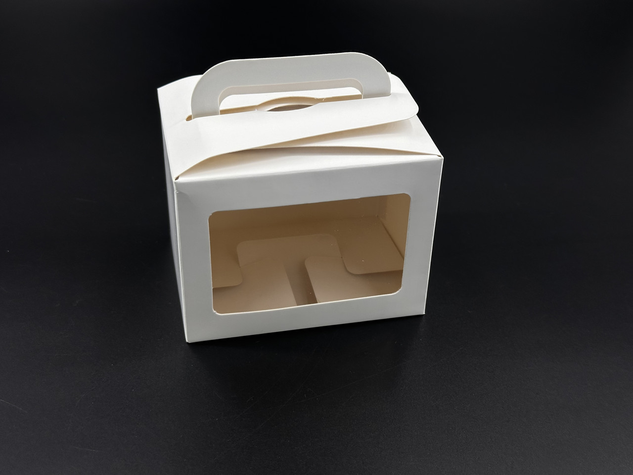 Збірні картонні коробки для подарунків. Білий колір. 7х10х7см, фото 1