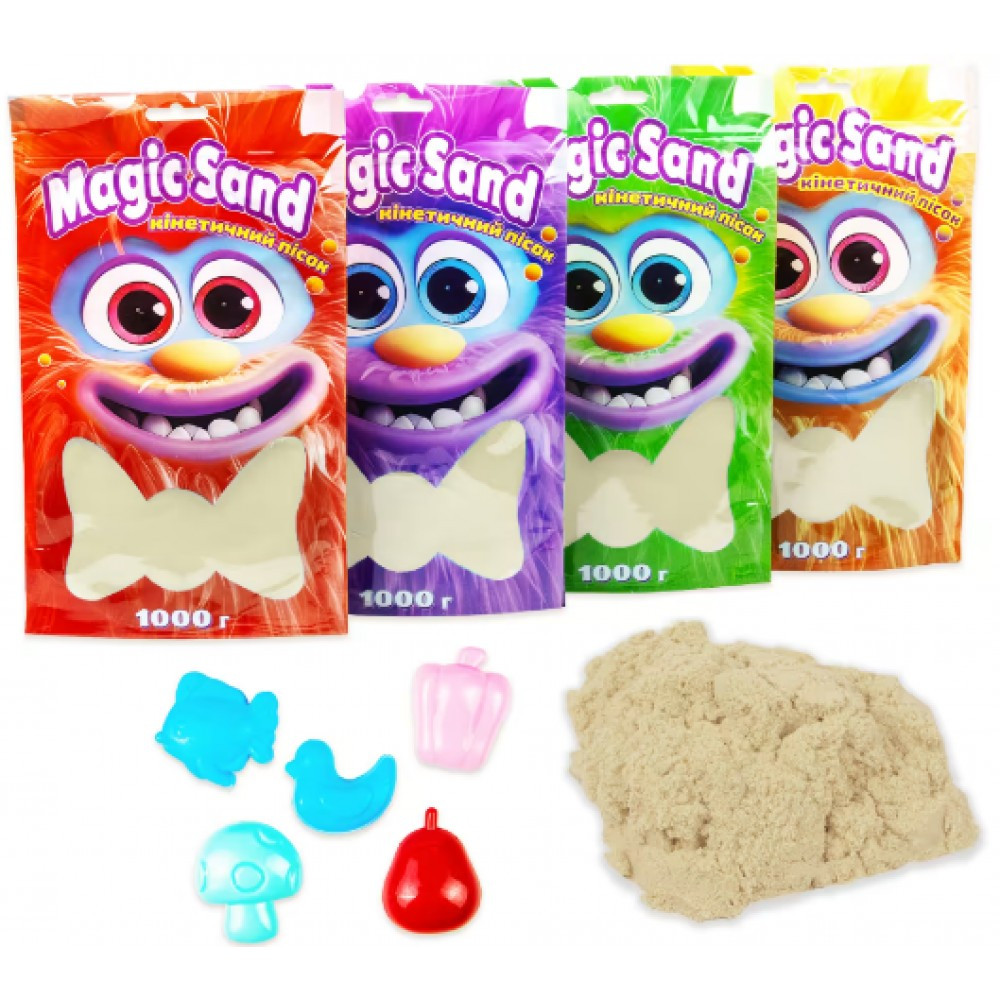 Набір для творчості "Magic sand" пісок, у кульку, 1000гр 39404-1/Strateg