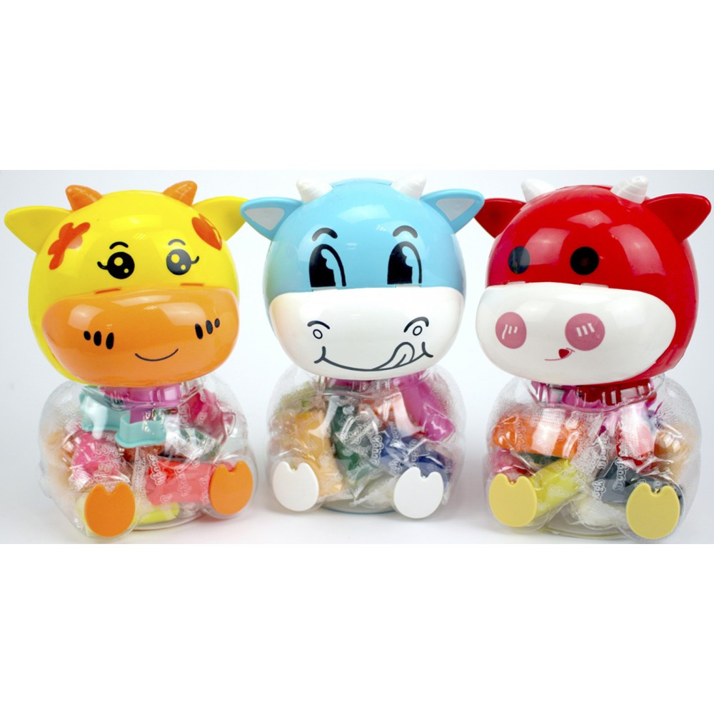 Пластилінова паста "Бичок" 12 кольорів х 13гр з формочками 830007