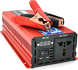 Інвертор на 1600 вт для дому Перетворювач апроксимована синусоїда Автоперетворювач DA-1600M, фото 4