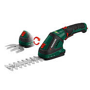 Акумуляторний ручний кущоріз та триммер для трави 2 в 1 Parkside PGSA 4 B3, фото 3