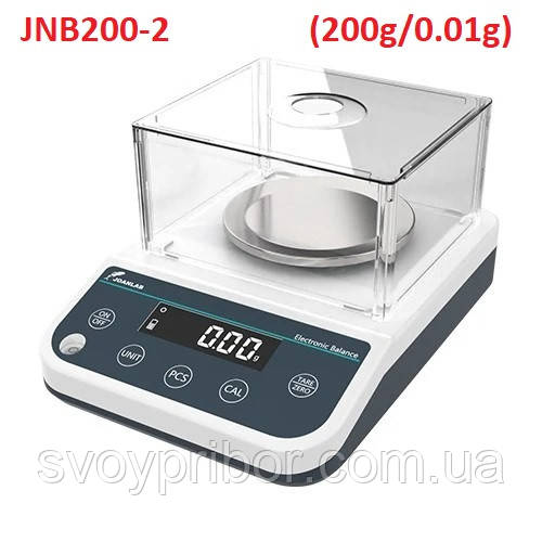 Ваги лабораторні JNB200-2 (200г/0.01г) JOANLAB, фото 1