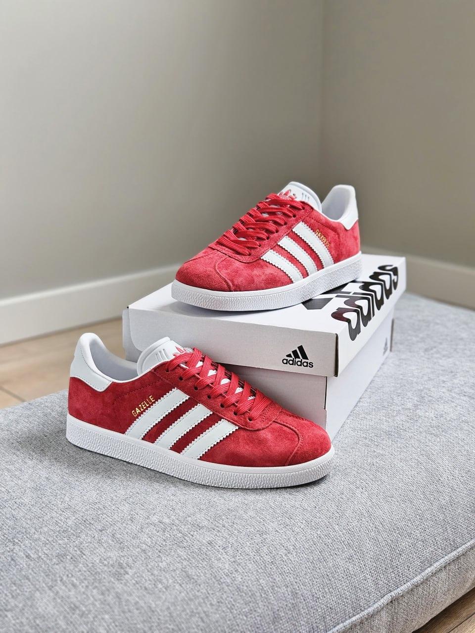 Adidas gazelle red women sale
