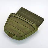 Сумка-підсумок напашник малий в камуфляжі олива, фото 4