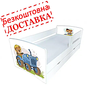 Дитяче ліжко з принтами Kinder