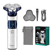 Електробритва чоловіча VGR V-328 Бритва електрична Роторна електробритва, фото 3